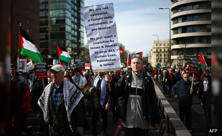 Will Continue Until Ceasefire: Thousands March In London Pro-Palestine Rally